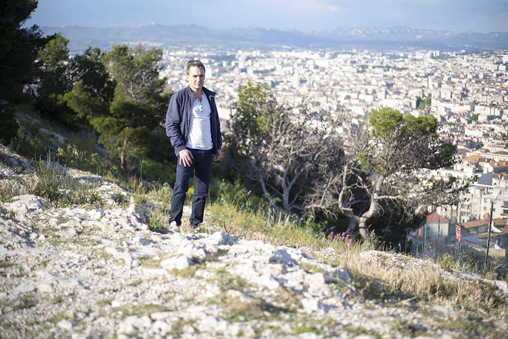 Sylvain Maestraggi, Jardin du Bois Sacré, Marseille, le 29 avril 2025 © Christophe Asso