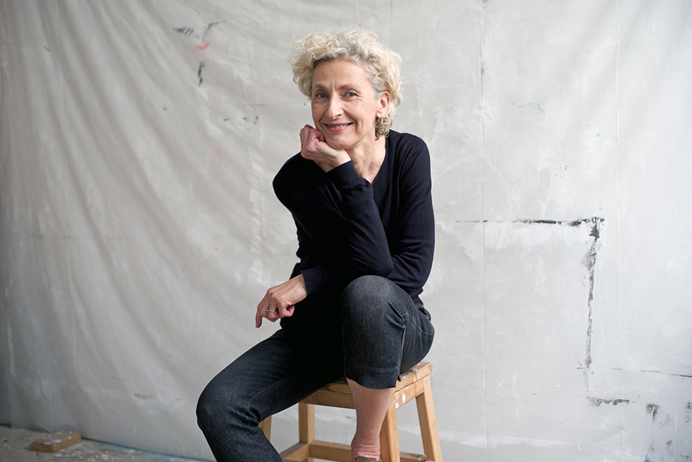 Armelle de Sainte Marie, le 18 avril 2025, à son atelier à Marseille © Christophe Asso