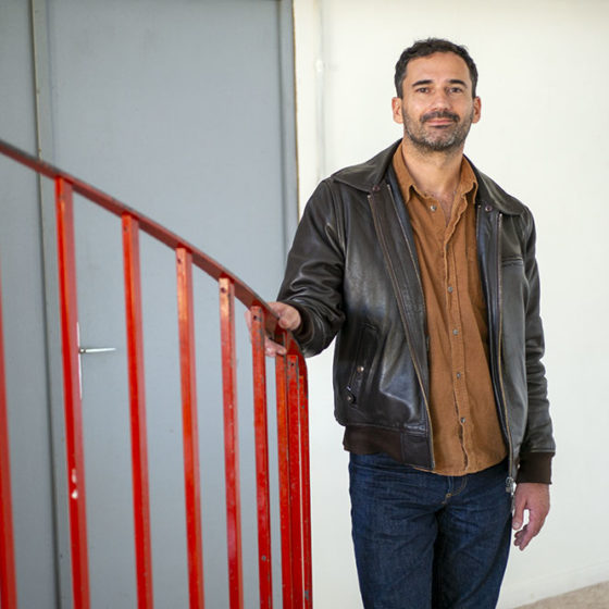 Samuel Gratacap, le 25 septembre 2025, à l'École des Beaux-Arts de Marseille © Christophe Asso